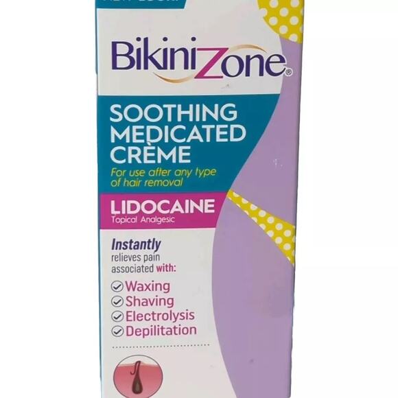 BikiniZone Soothing Medicated Creme wiith Lidocaine Topical Analgesic Lot of 2 - Picture 6 of 6